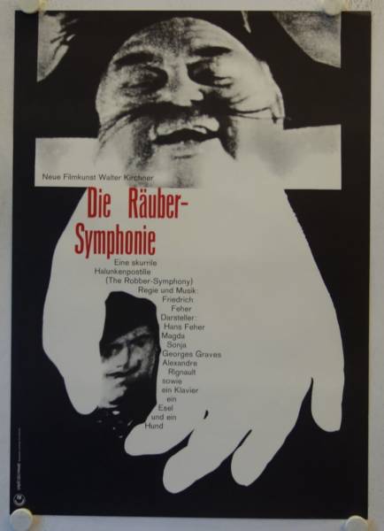 Die Räubersymphonie originales deutsches Filmplakat (R64)